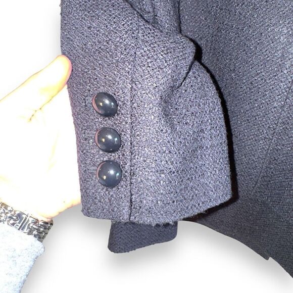 NWT Talbots Petites Navy Wool Jackie Fit Lady Jacket Size 12P - Picture 10 of 11